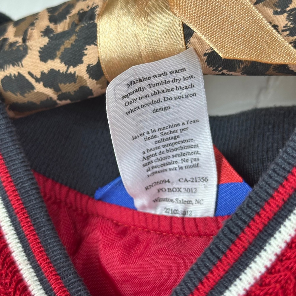 Champion Windbreaker Mens XL Red Pullover V-Neck Jacket Vintage 90s‎ Nylon Shell - Picture 3 of 7